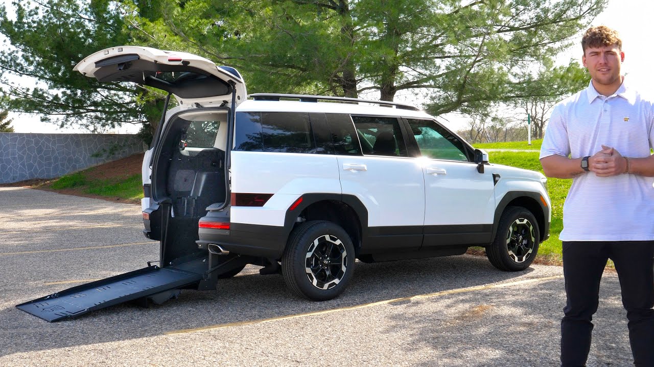 Wheelchair Accessible Hyundai Santa Fe - Rear Entry SUV Only From Freedom Motors USA