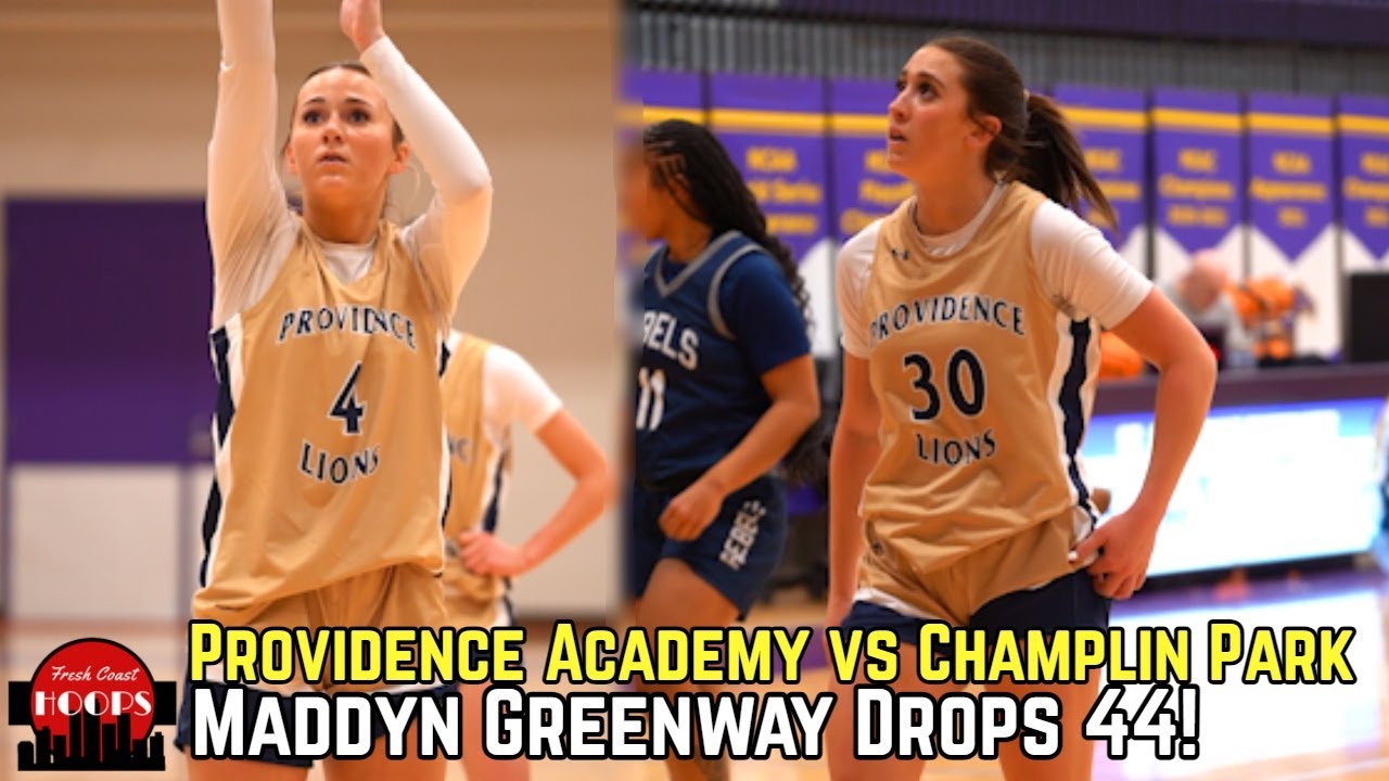Maddyn Greenway Drops 44 Points! Providence Academy vs Champlin Park