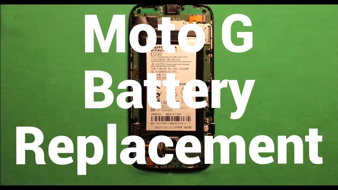 Motorola Moto G Battery Replacement