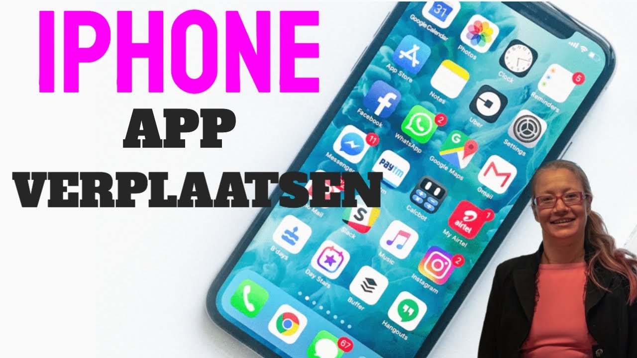 iPhone Hulp: iPhone App Verplaatsen