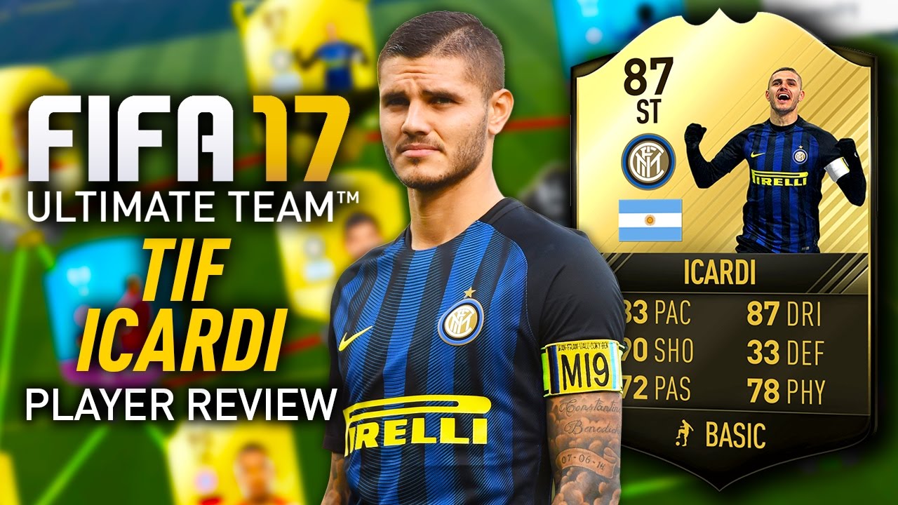 FIFA 17 TIF ICARDI (87) *AWESOME ARGENTINE* PLAYER REVIEW! FIFA 17 ULTIMATE TEAM!