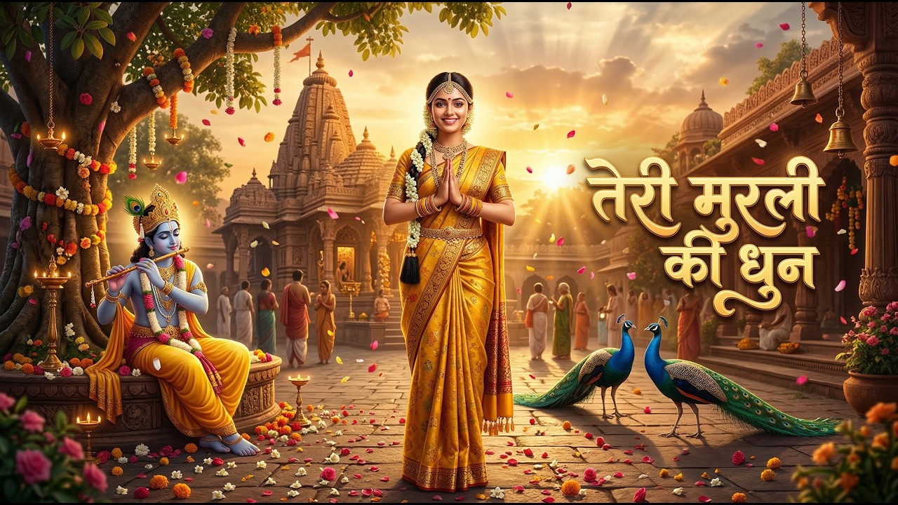 तेरी मुरली की धुन सुनने मैं बरसाने से आयी | Teri Murli Ki Dhun - Most Popular Radha Krishna #bhajan