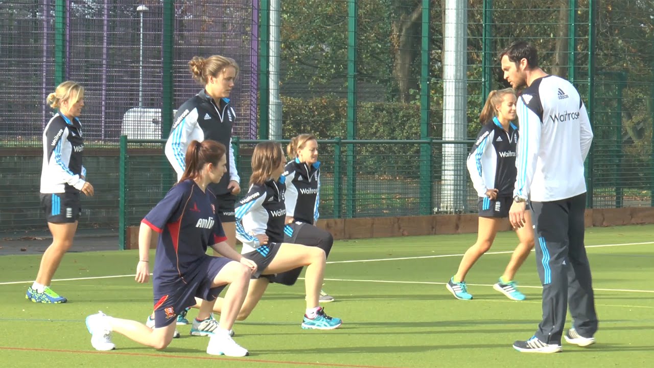 Volunteer Alice Green spends day with England Women's Cricket Team
