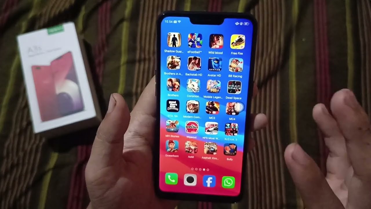 Review HP Oppo A3S + test Mobile Legends, Aneh Banget ini HP!!!