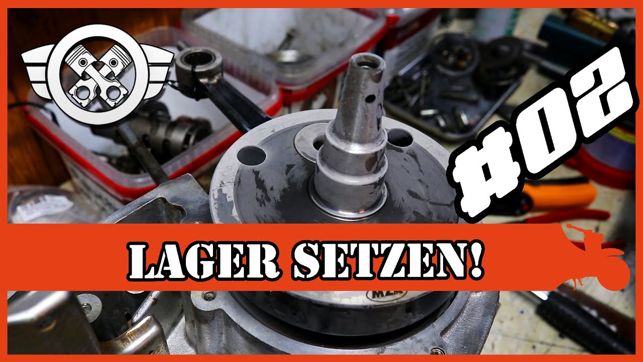 MZ TS 250 | Neue Lager | Zusammenbauen des Motors