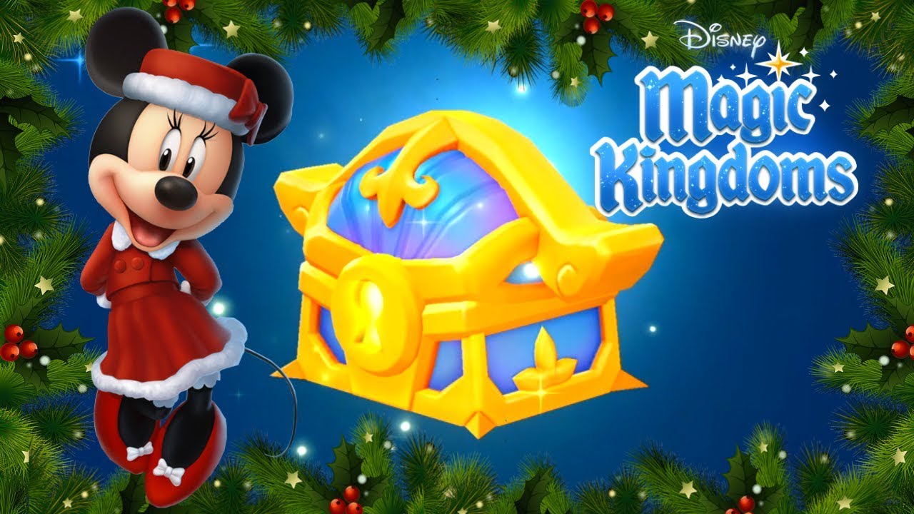 SAPPHIRE CHEST for Christmas in Disney Magic Kingdoms | Gameplay Walkthrough Ep.388