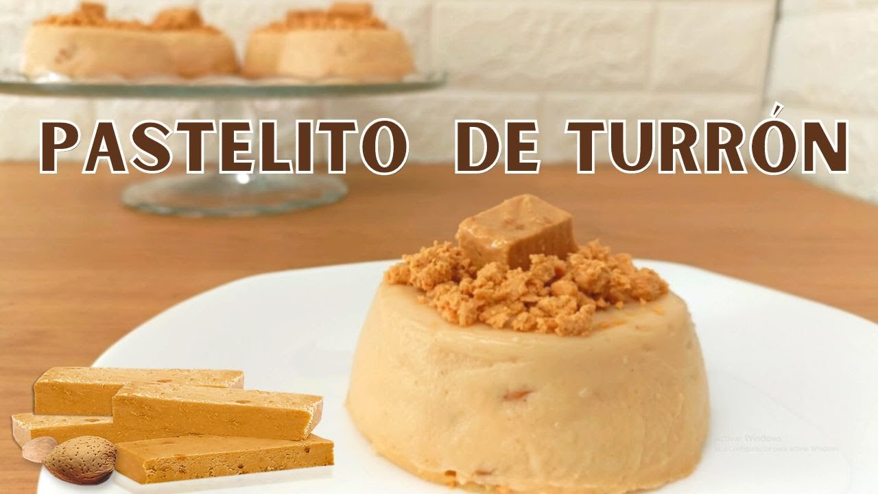 Pastelito de TURRÓN!! te SORPRENDERA lo DELICIOSA que ESTÁ!!!!fácil y rápido.