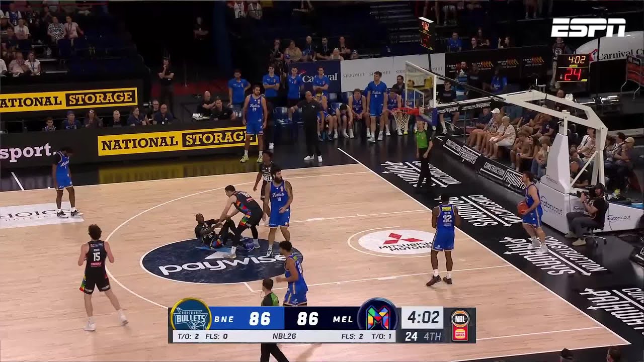 Brisbane Bullets vs. Melbourne United - Game Highlights - Round 14 , NBL26