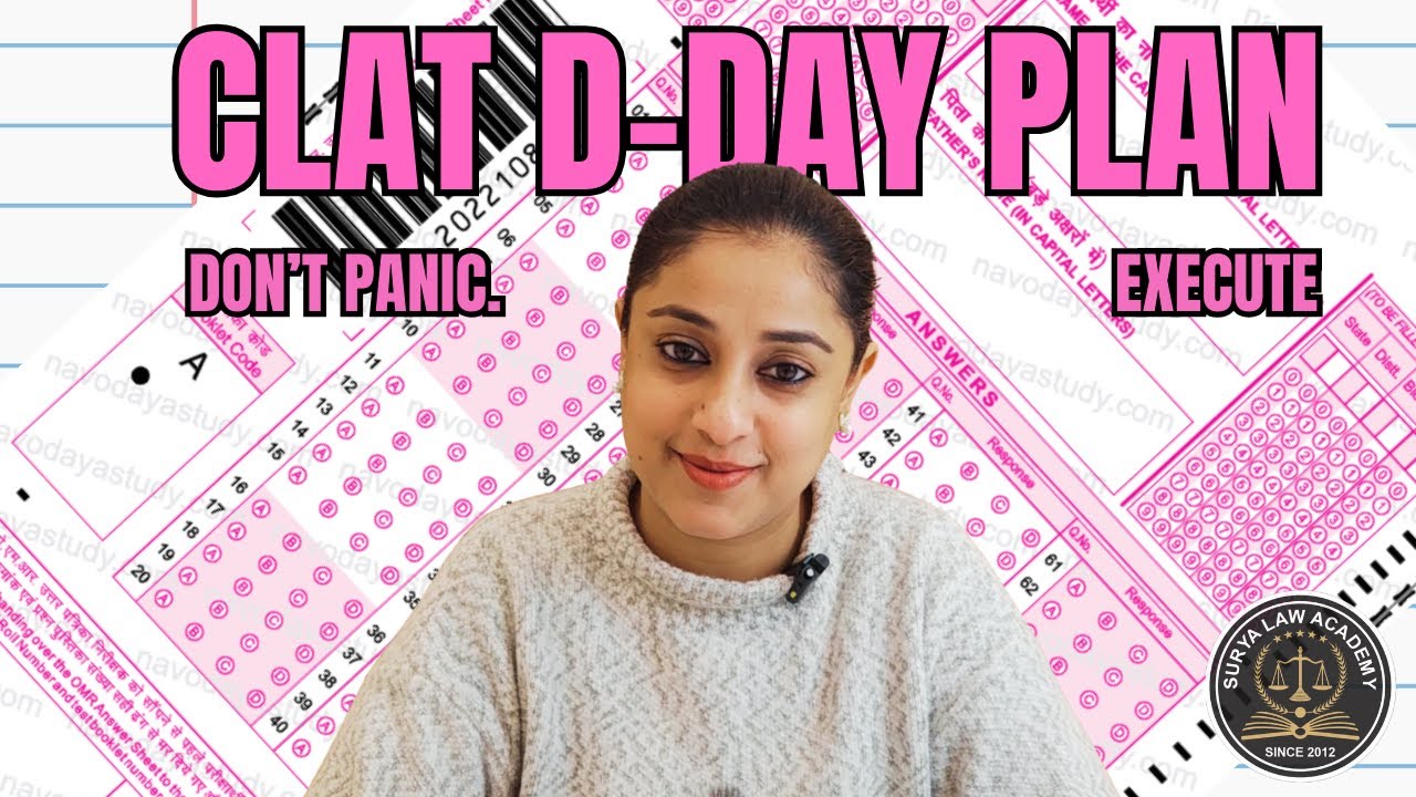 CLAT Exam Day Plan 2026: Avoid Panic, Increase Attempts, Boost Rank