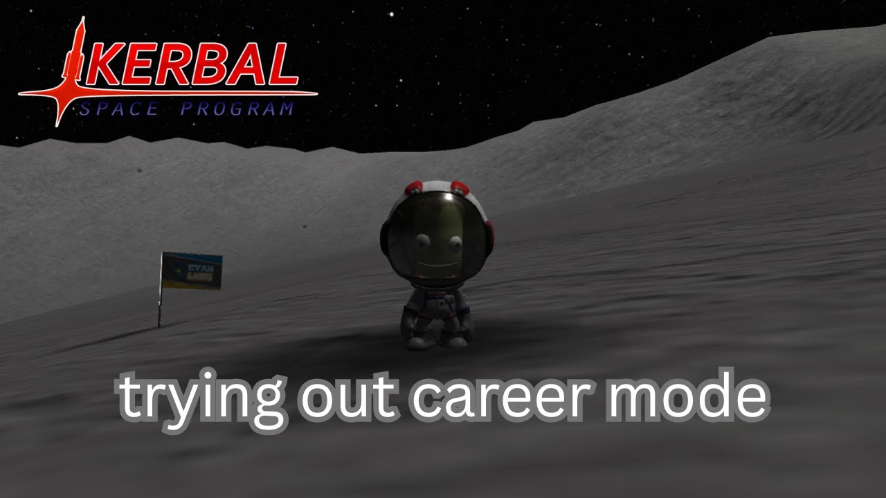 playing kerbal space program
