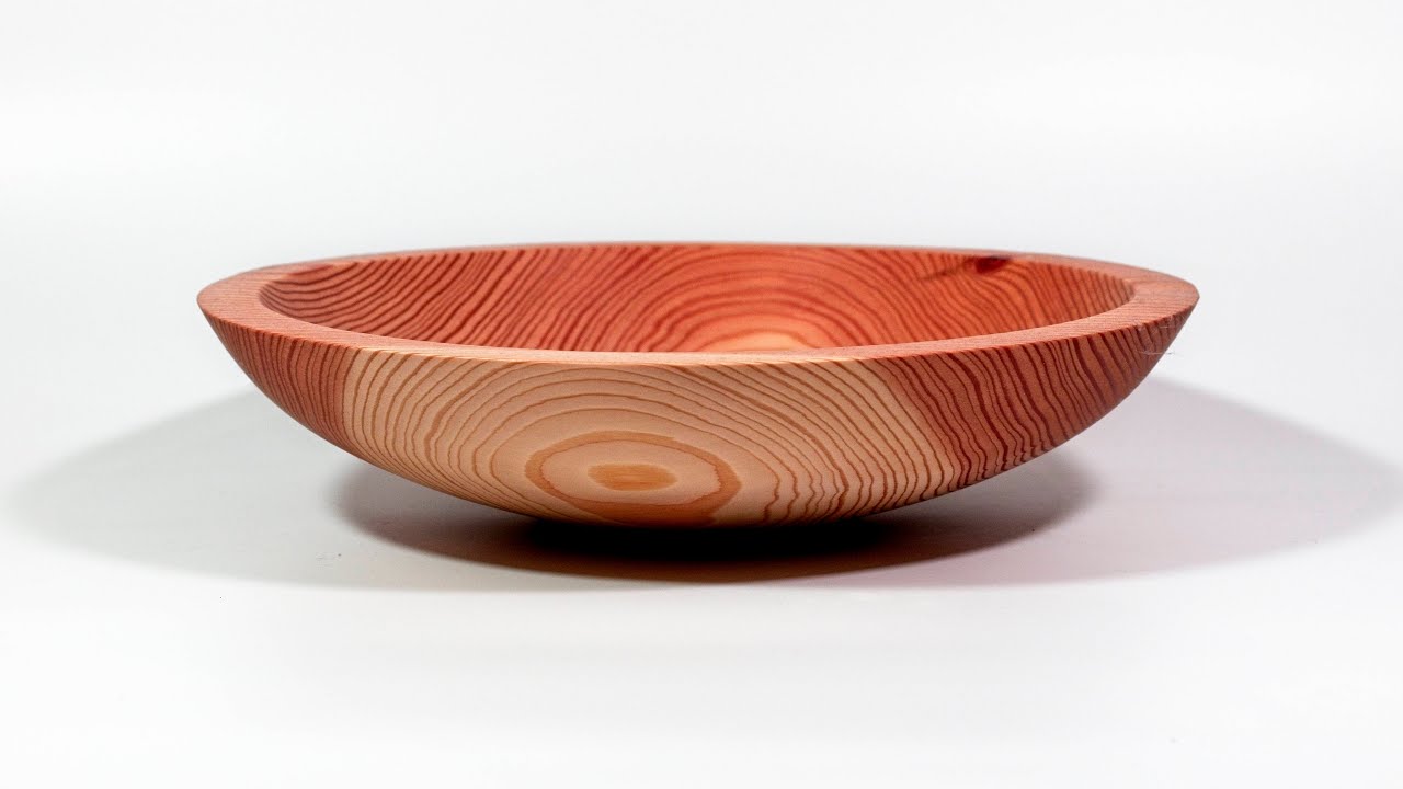 Woodturning - Finishing a Dried Bowl Blank