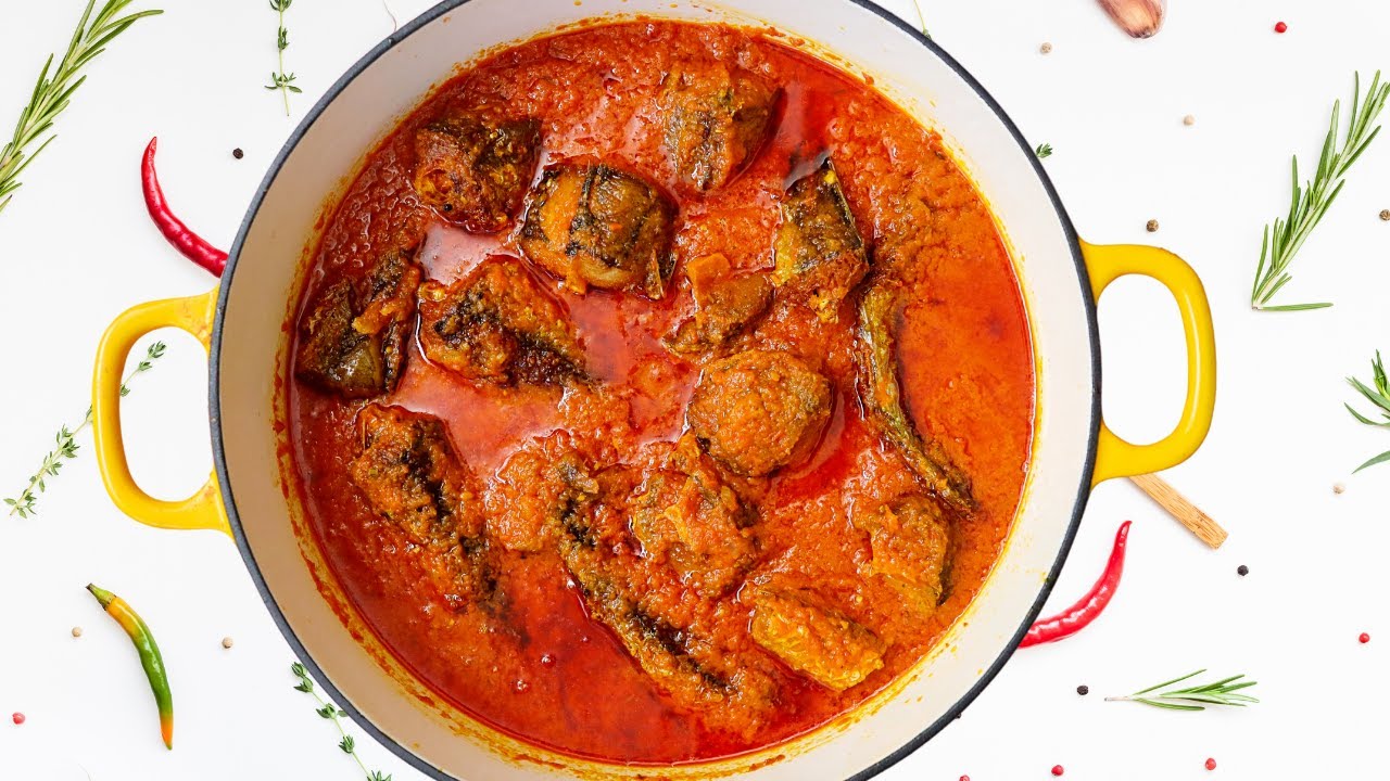 THE BEST NIGERIAN FISH STEW - USING HAKE aka PANLA FISH aka OKPOROKO