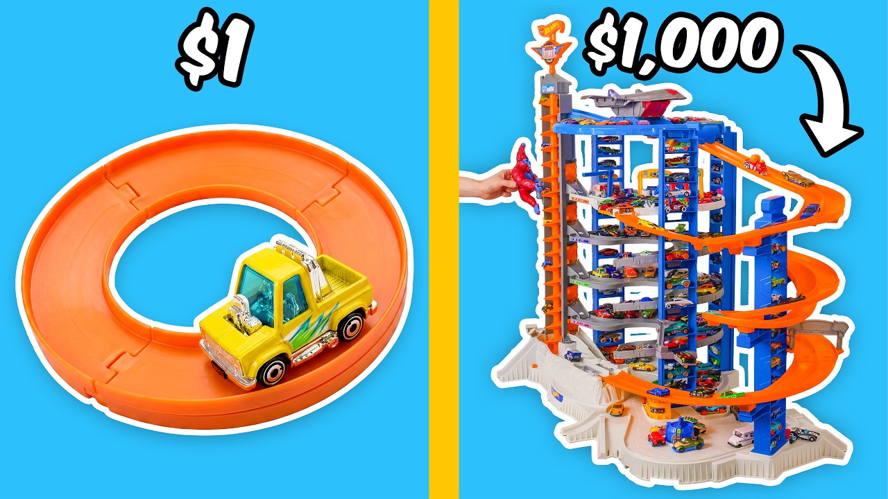 Трек Hot Wheels за $1 против $1000