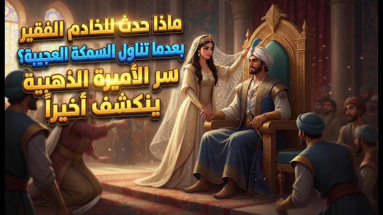المعجزة التي حيرت الجميع: قصة الخادم والسمكة السحرية والأميرة صاحبة الشعر الذهبي!!!!!