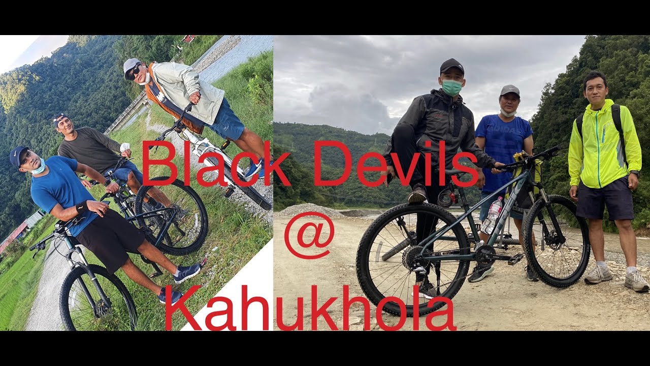 Black devils are cycling @kahukhola, Pokhara