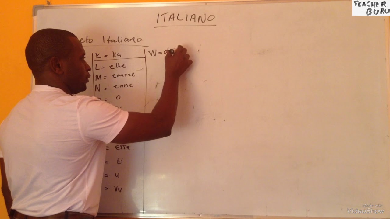 Jifunze Kitaliana na Teacher Burhan Somo La Kwanza