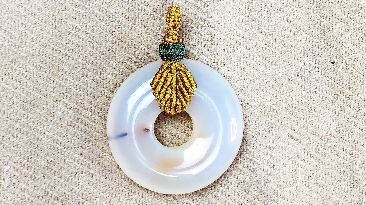 I made this knot for my agate and for myself. #nest #handmade #therapy Relaxing Handmade ASMR 手作疗愈时刻