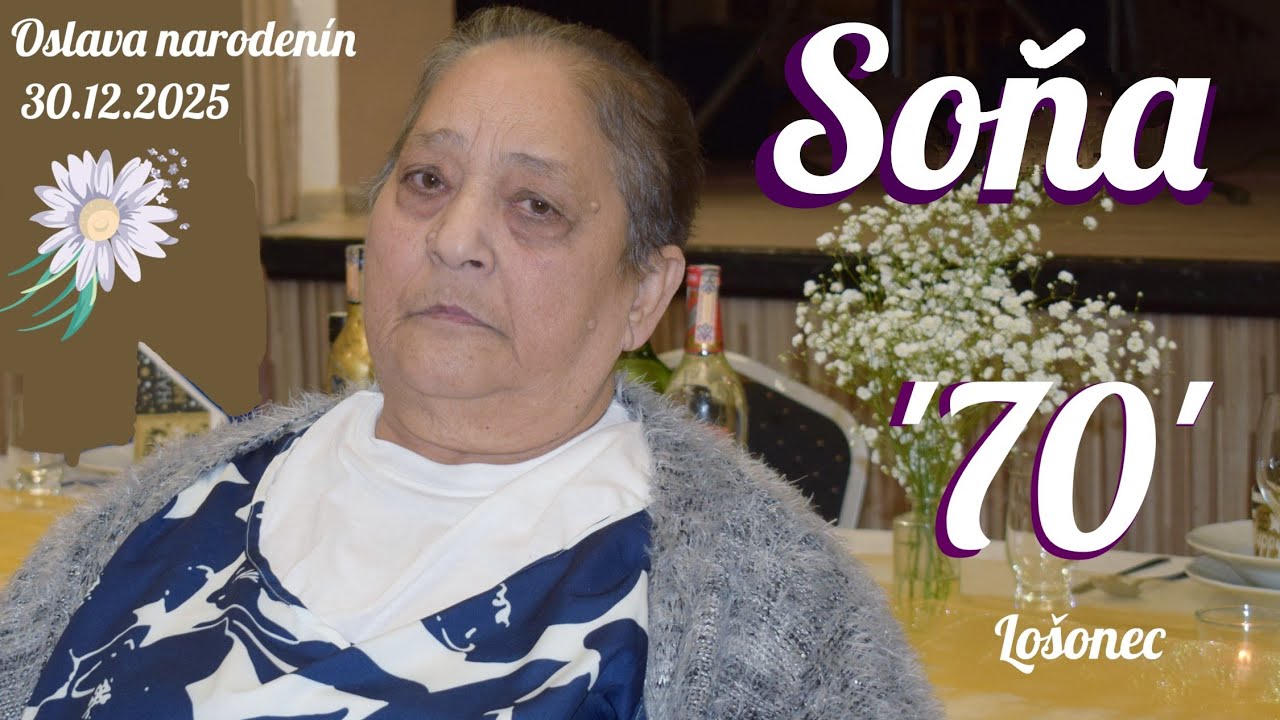 Soňa '70' Oslava narodenín 30.12.2025