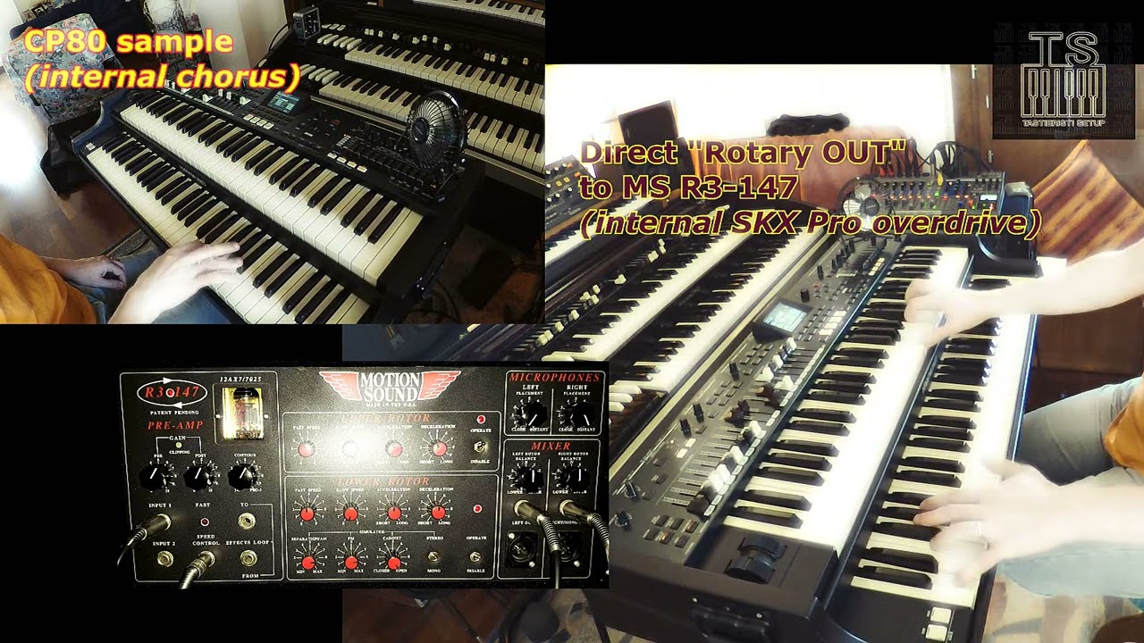 Hammond SKX Pro & "vintage" Motion Sound R3-147 