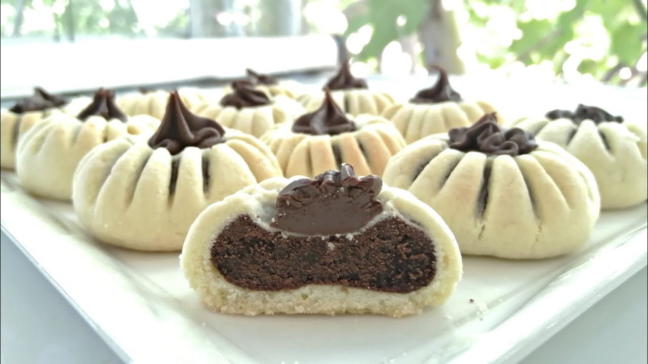 İÇİ DOLGULU ÇİKOLATALI ENFES KURABİYE 🍫🍪 #kurabiyetarifleri #nefisyemektarifleri