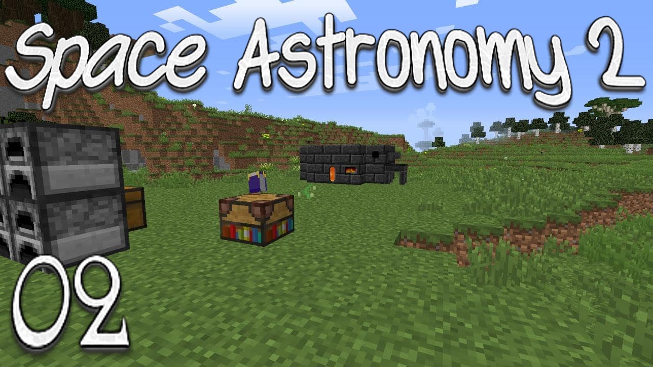 Minecraft Space Astronomy 2 — Плавильня и улучшение инструментов (2)