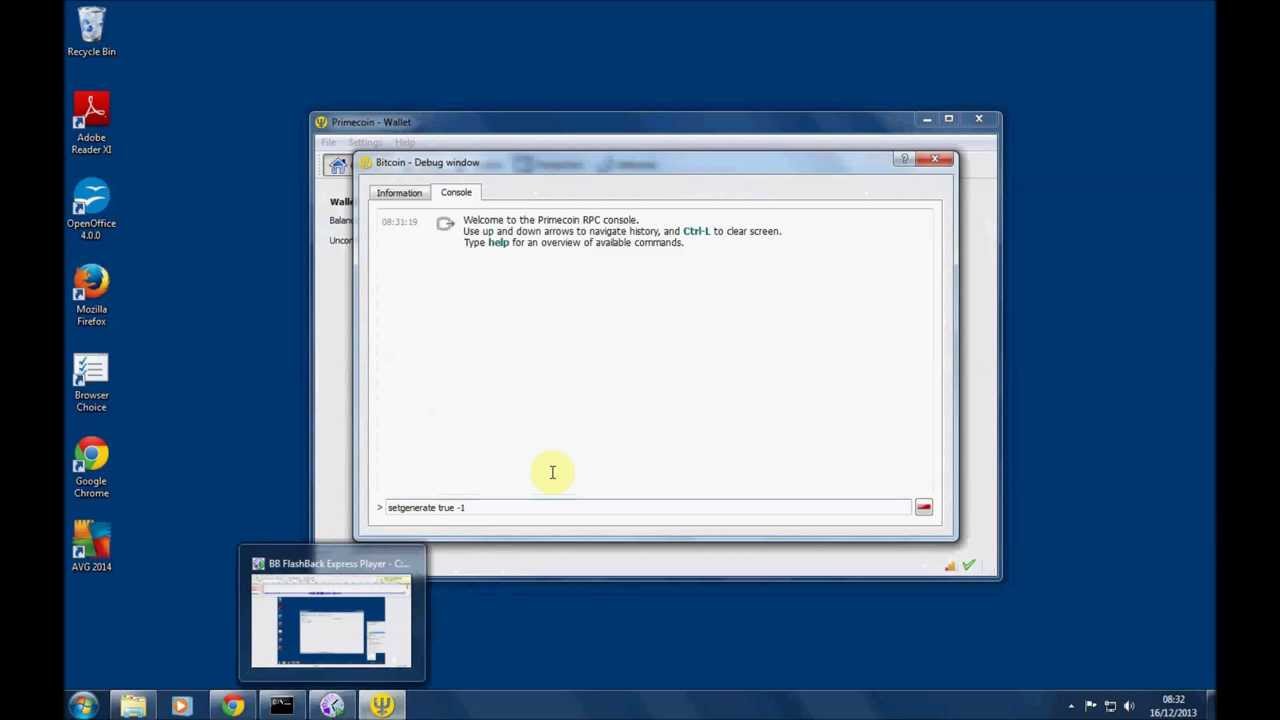 How to solo mine Primecoin XPM