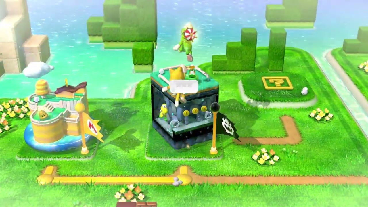 jugando SUPER MARIO 3D WORD
