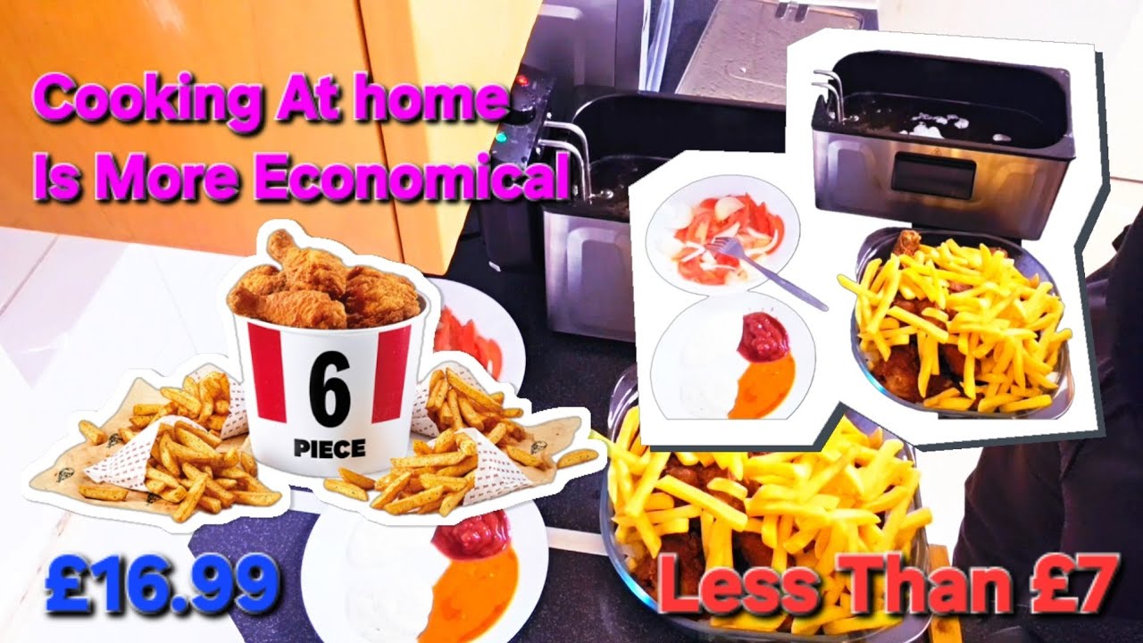 Home Cooking: 8 Piece Bargain Bucket for less than half the price of a 6 piece at the takeaway shop