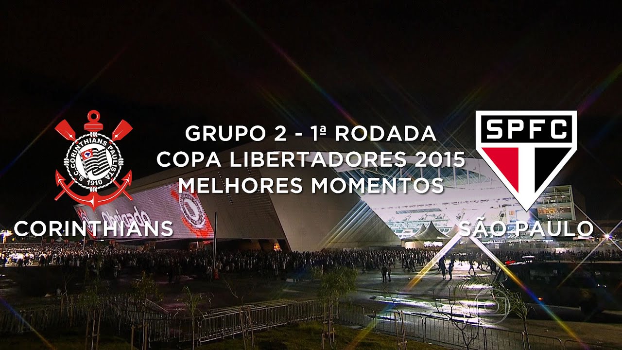 Melhores Momentos - Corinthians 2 x 0 São Paulo - Libertadores - 18/02/2015