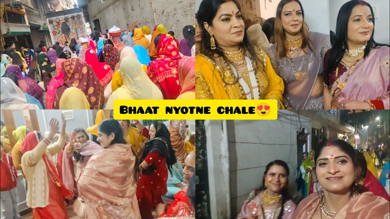 Chale hum bhaat nyotne barish bhi hogyi😊