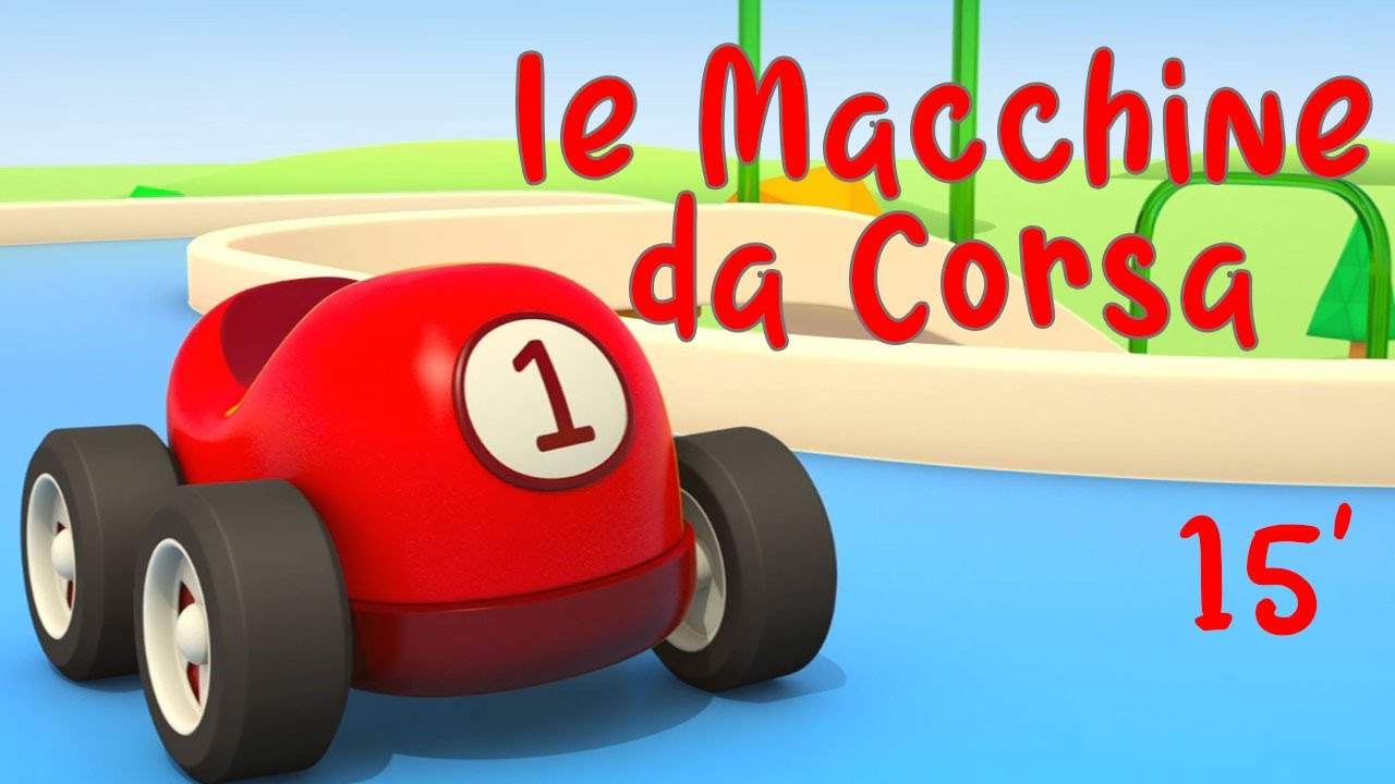 Macchinine da Corsa! Grandi veicoli da Lavoro - stampi, scivoli e corse! Compilation cartoni bambini