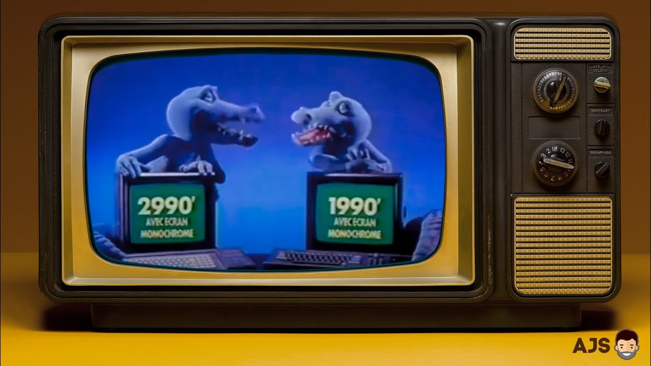 Pubs télé AMSTRAD (1985-1990) + 2 reportages FR
