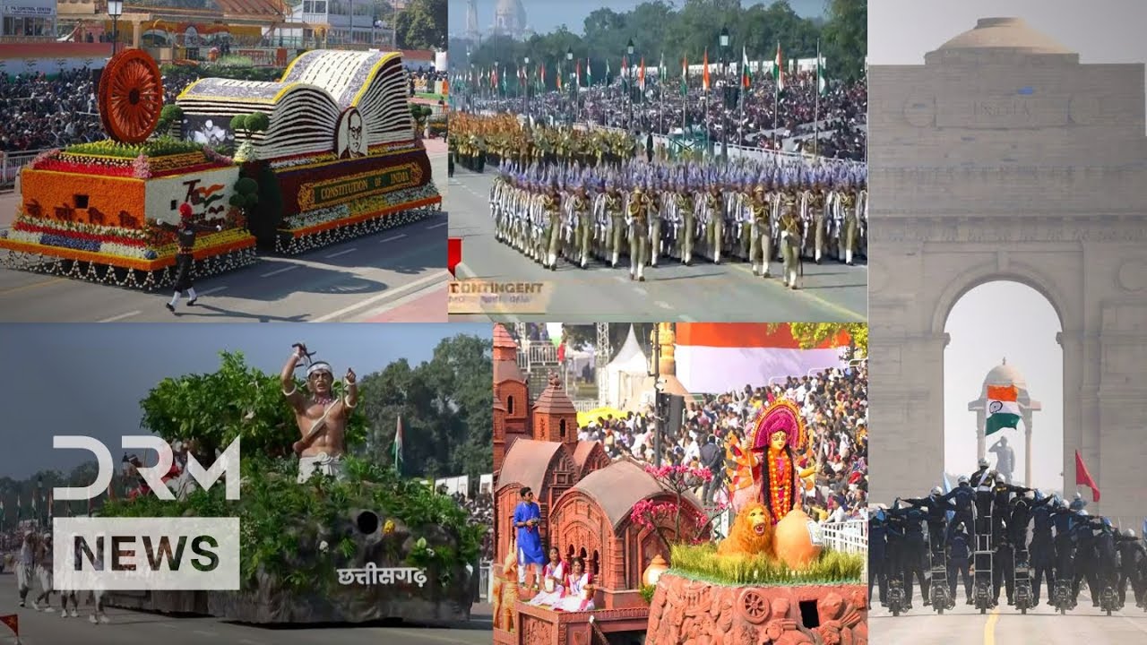 JUST IN: Marching Troops, Missiles, Flypast, India Marks Republic Day With Grand Parade | AQ1B