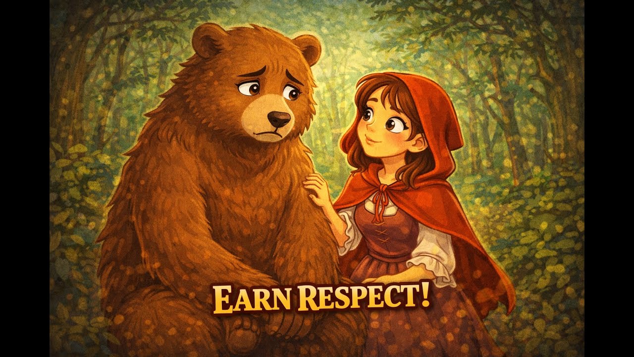The Tricked Bear Meets Red Riding Hood! 🐻❤️ Funniest Respect Lesson Ever