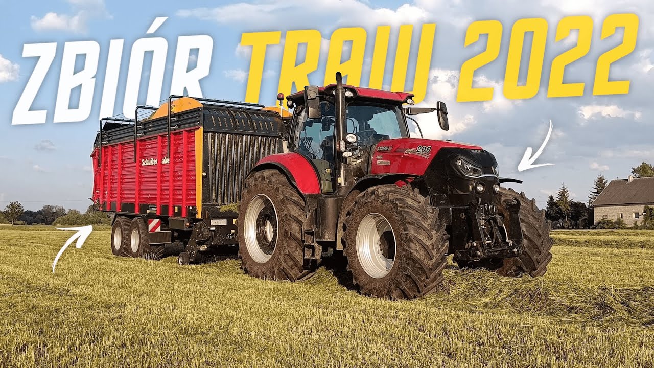 ☆Testy przyczepy samozbierającej Schuitemaker☆ Czyli zbiór traw 2022 ☆Case w akcji☆
