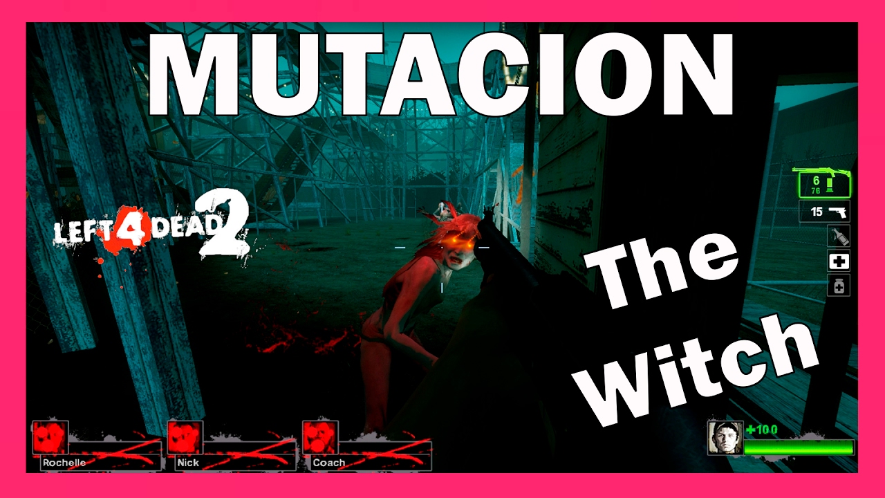 Left 4 Dead 2 Mutación: The Witch (La llorona) - Dark Carnival Speed Run NO DAMAGE MEGA EPIC WIN