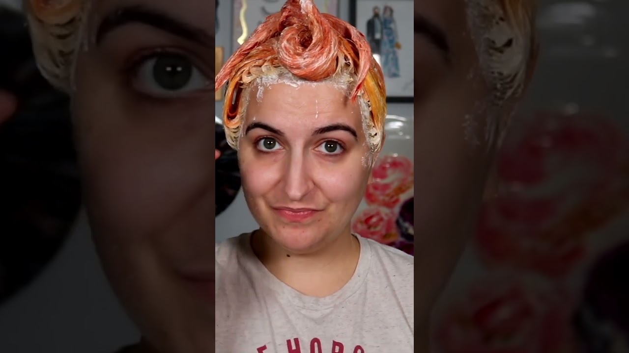 Hairdresser Reacts To Blonde To Green Hair Color Transformations
