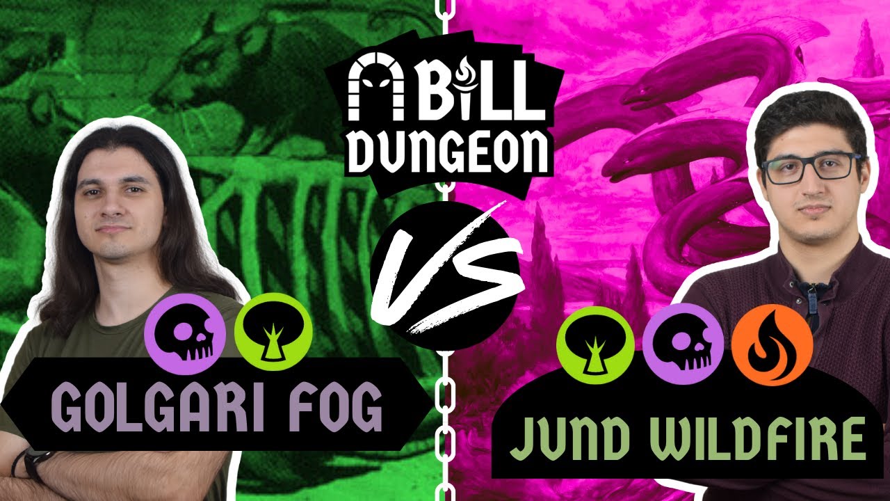 💀🌳 Golgari Fog Vs 💀🌳🔥Jund Wildfire | Gameplay MTG Pauper Físico