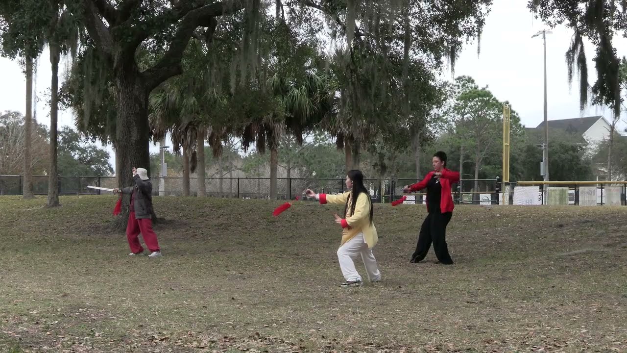 Tai Chi Sword (Yang Style 32 Form) with HanQing Tai Chi in Orlando, Florida 31 January 2026.