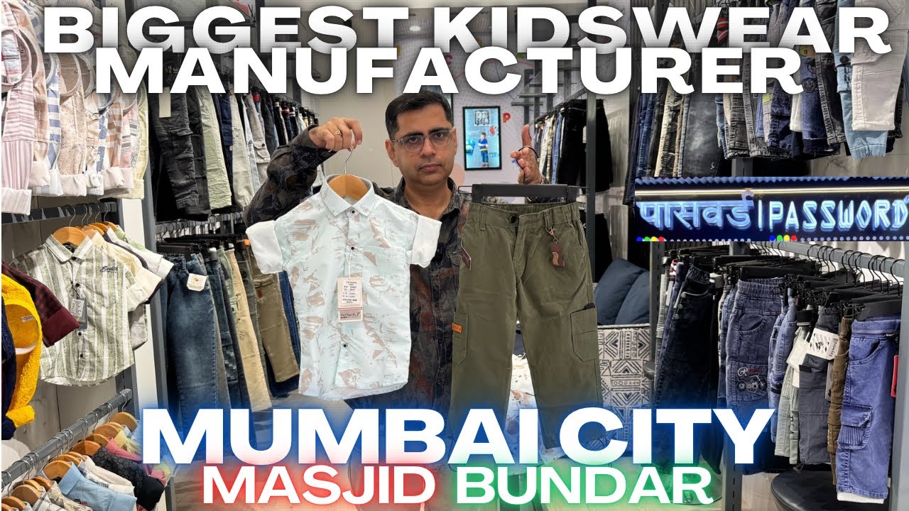 Kids Jeans & Shirt Manufacturer In Mumbai/kidswear Factory Outlet Mumbai/ Password Kids Wear Mumbai