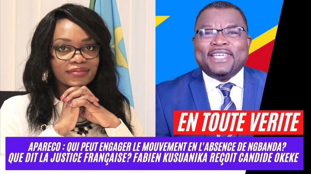 EN TOUTE VERITE : QUI POUR ENGAGER L'APARECO? FABIEN KUSUANIKA RE&Ccedil;OIT CANDIDE OKEKE