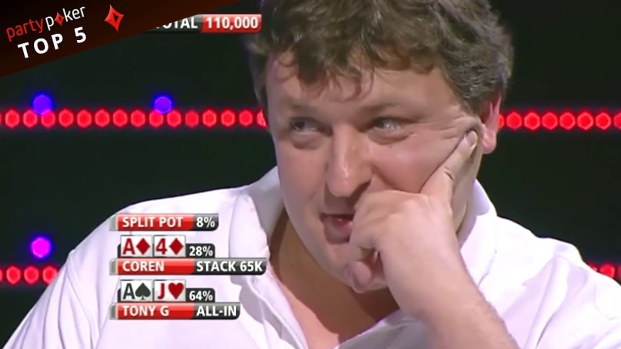Топ-5 Тони Джи на TILT! | Легенды покера | NLH | Покер вживую | partypoker