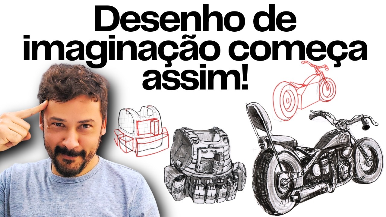Como desenhar de imaginação de verdade!
