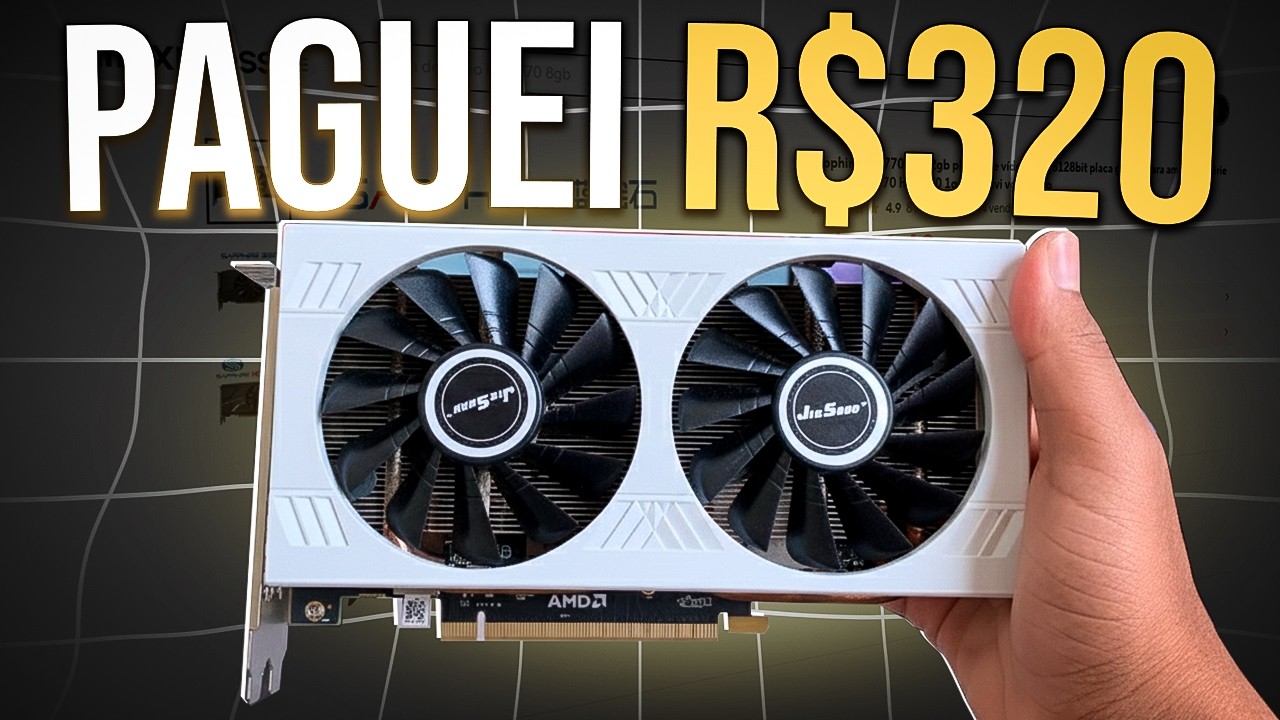 COMPRANDO A NOVA PLACA VÍDEO MAIS BARATA DO ALIEXPRESS PRA MONTAR MEU NOVO PC GAMER EM 2026..