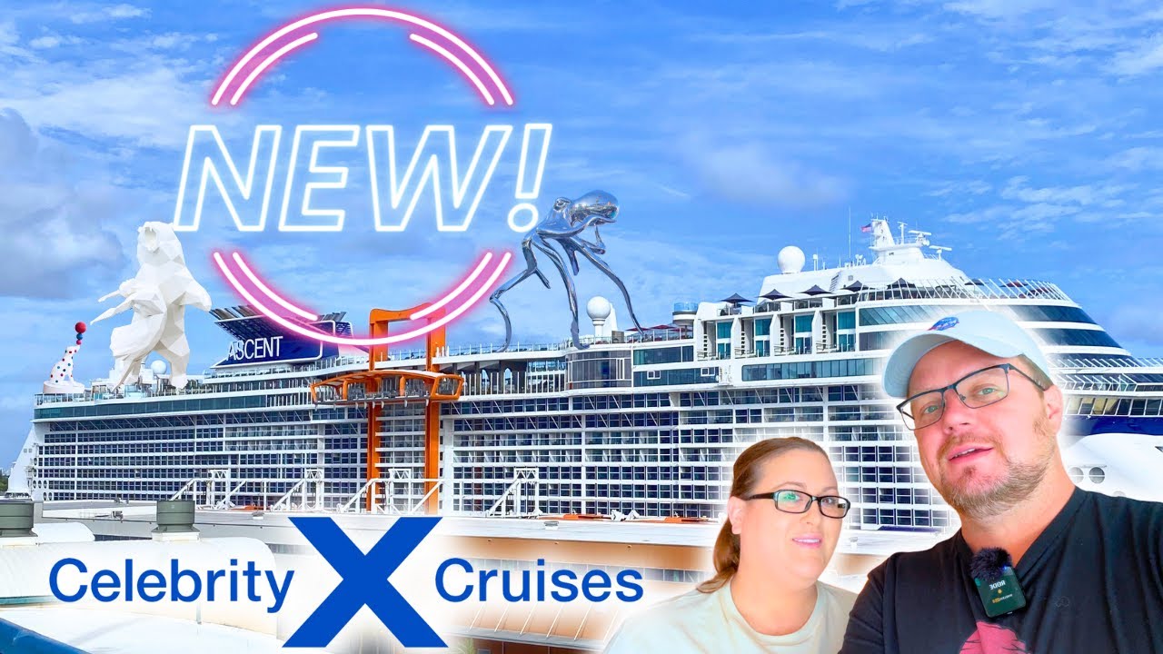 Day 1 Cruise Vlog: Embarkation on a NEW Cruise Ship! | Celebrity Ascent Inaugural Season | Eden
