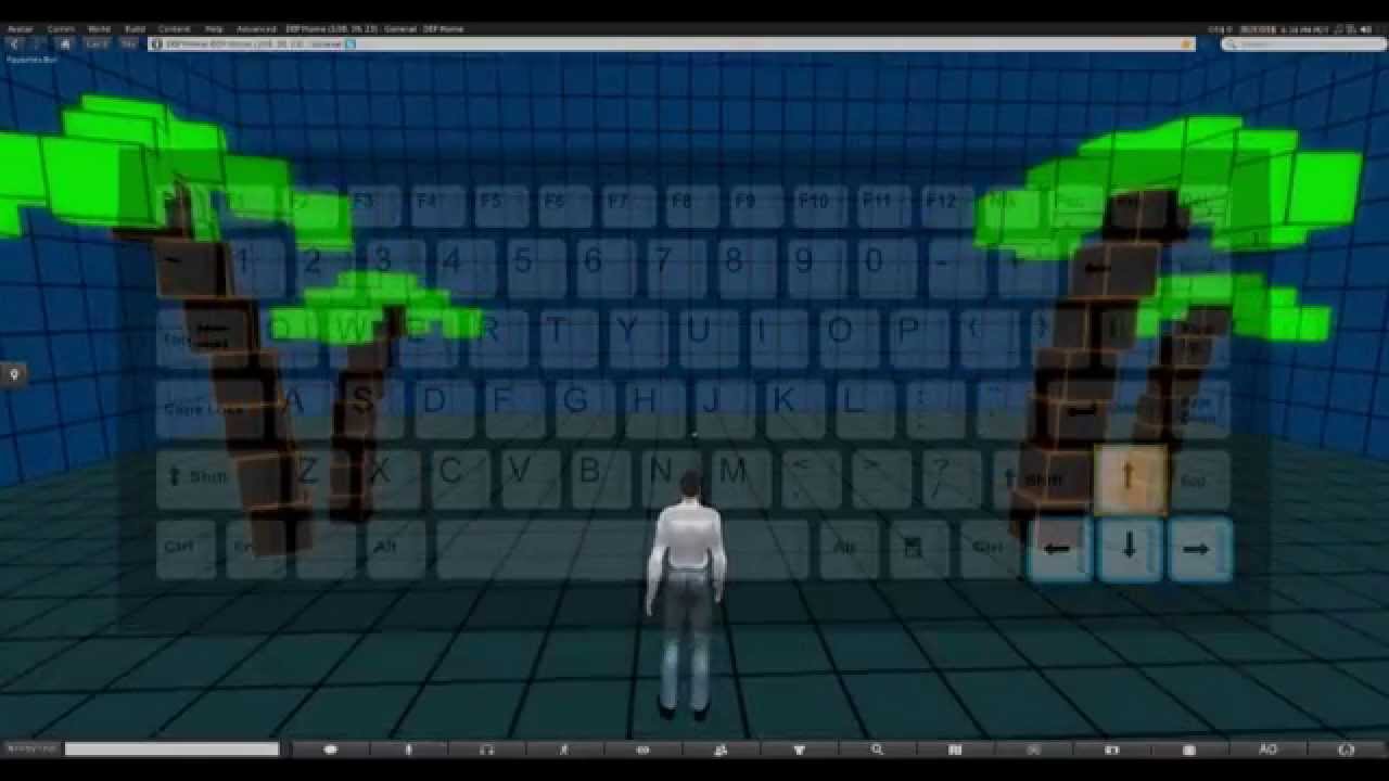 OpenSimulator Basic Tutorial #1 - Movement