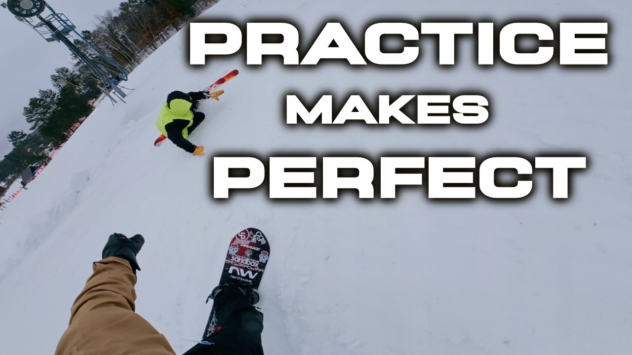 POV: HOW TO ACTUALLY GET BETTER AT SNOWBOARDING (the real secret)