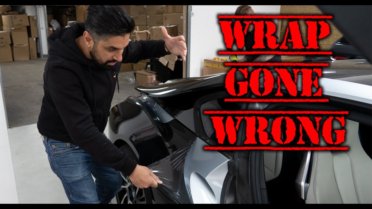 BMW i8 WRAP GONE WRONG!