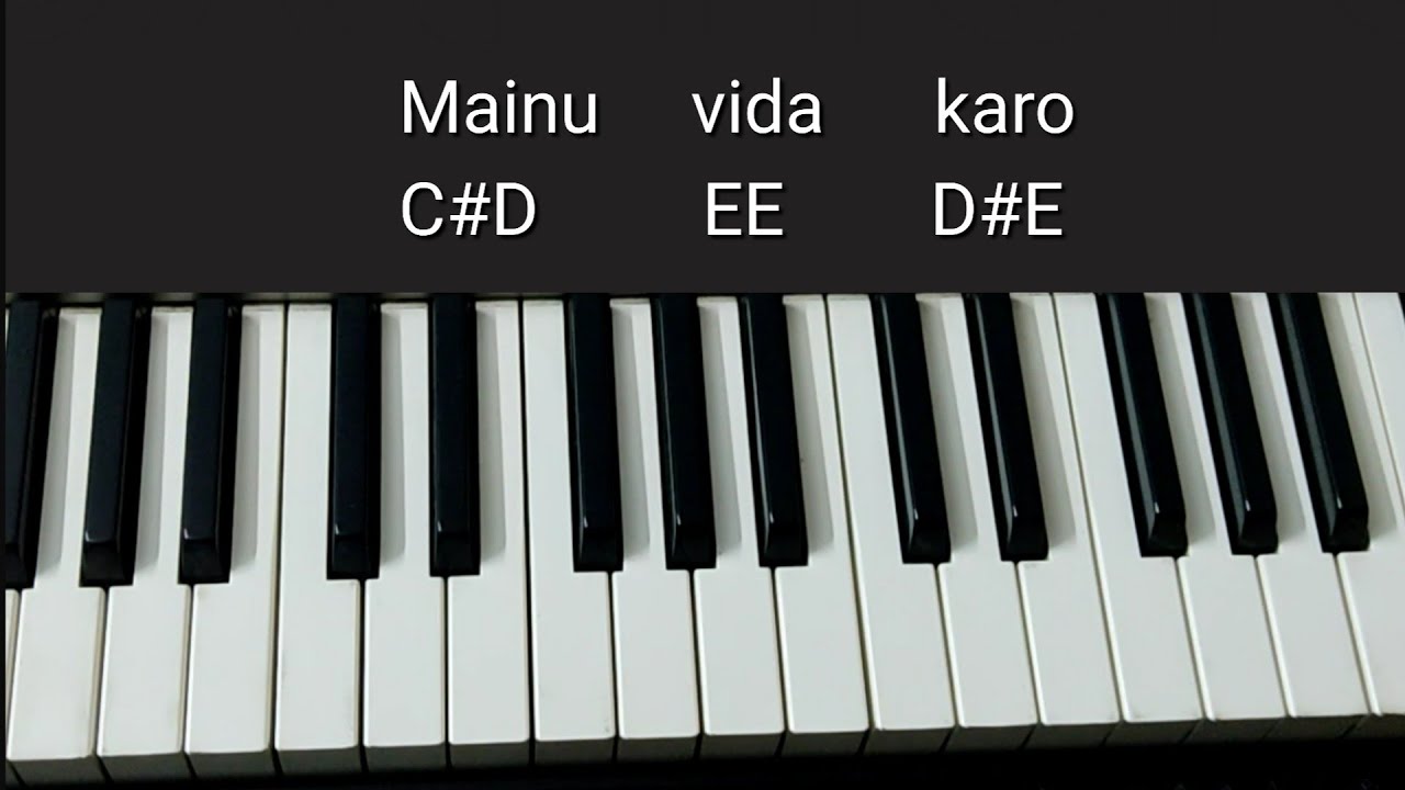 Vida Karo Tutorial(Chords+ Melody) | Amar Singh Chamkila | A R Rahman | Arijit Singh | Jonita Gandhi