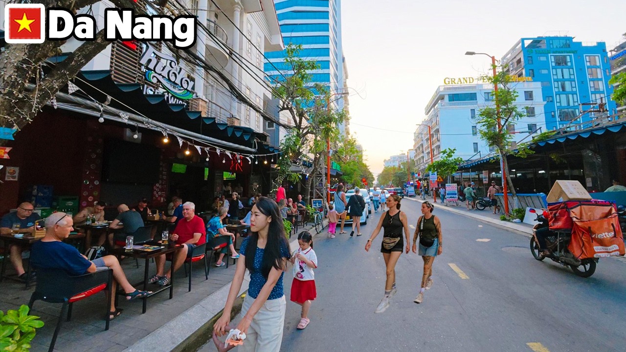 (4K) An Thuong Tourist Street Walk in Real Life - DA NANG VIETNAM Travel in 2026